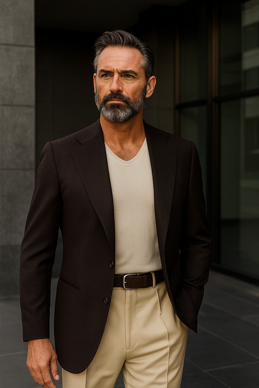 Brown Sports Jacket